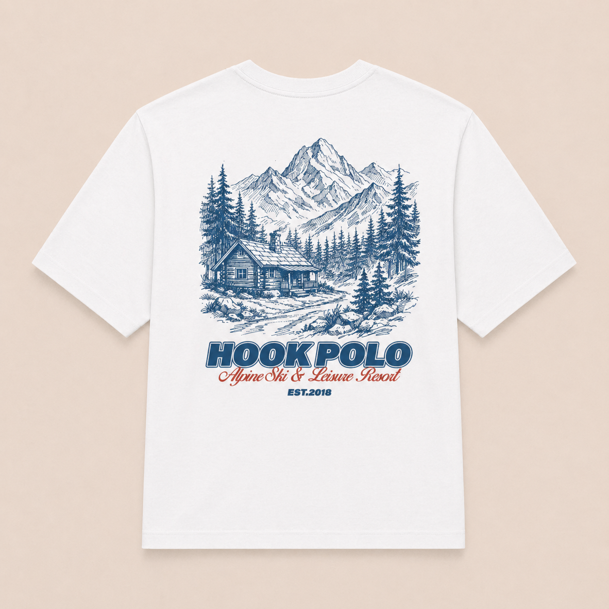 Alpine Resort Tee - White