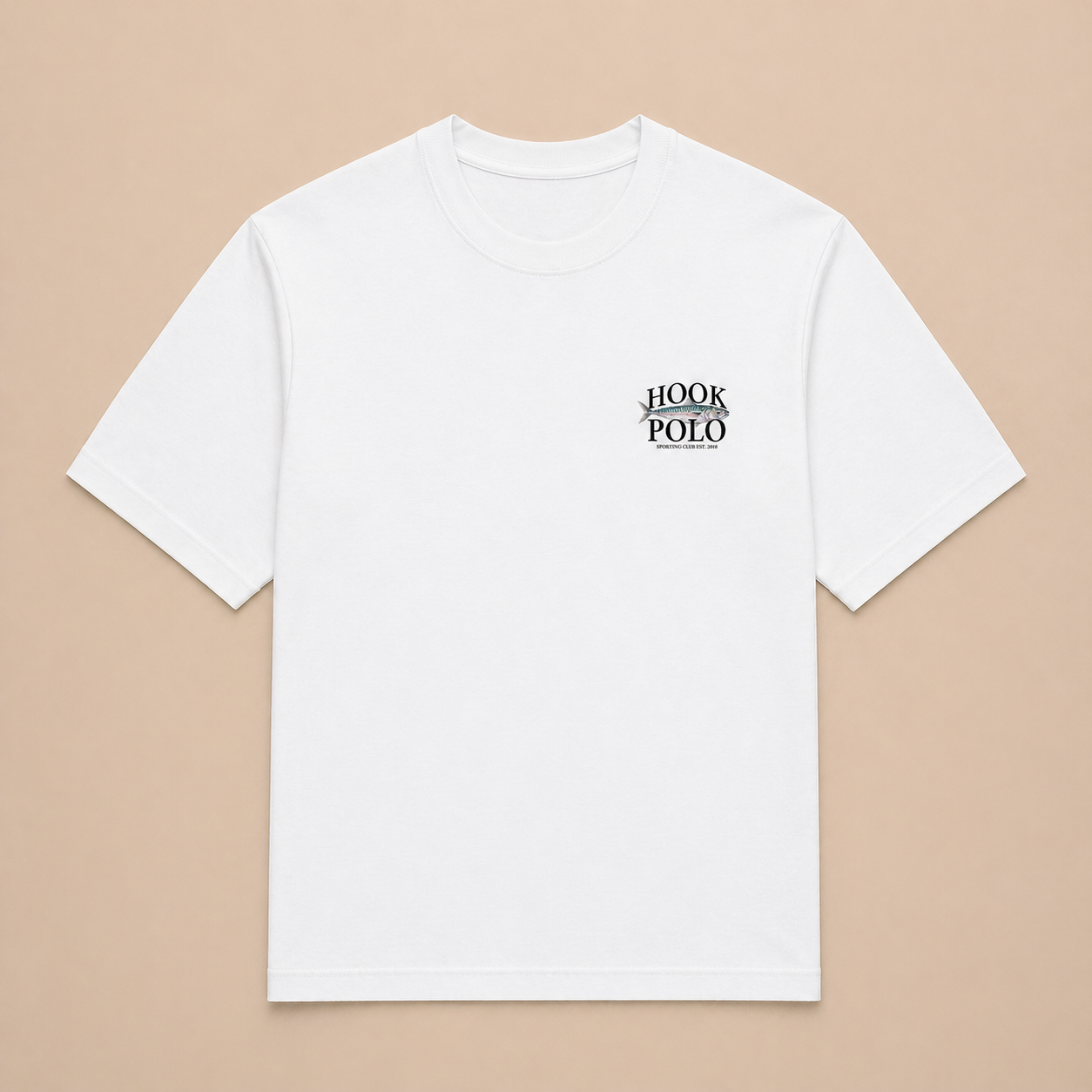 Hook Line Sinker Tee - White