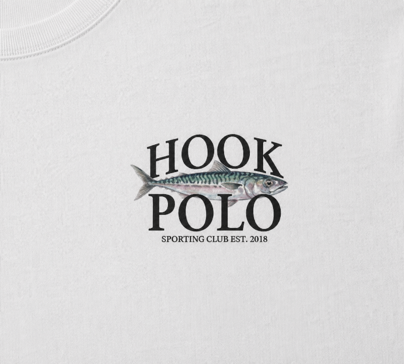 Hook Line Sinker Tee - White