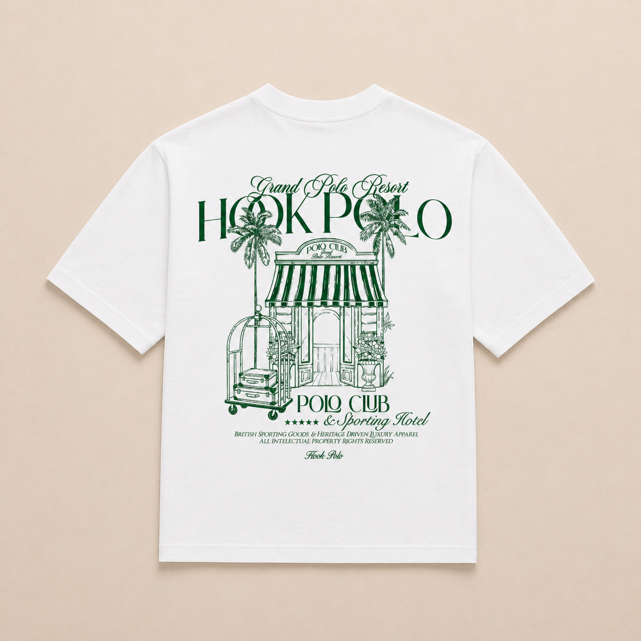 Polo Resort Tee - White