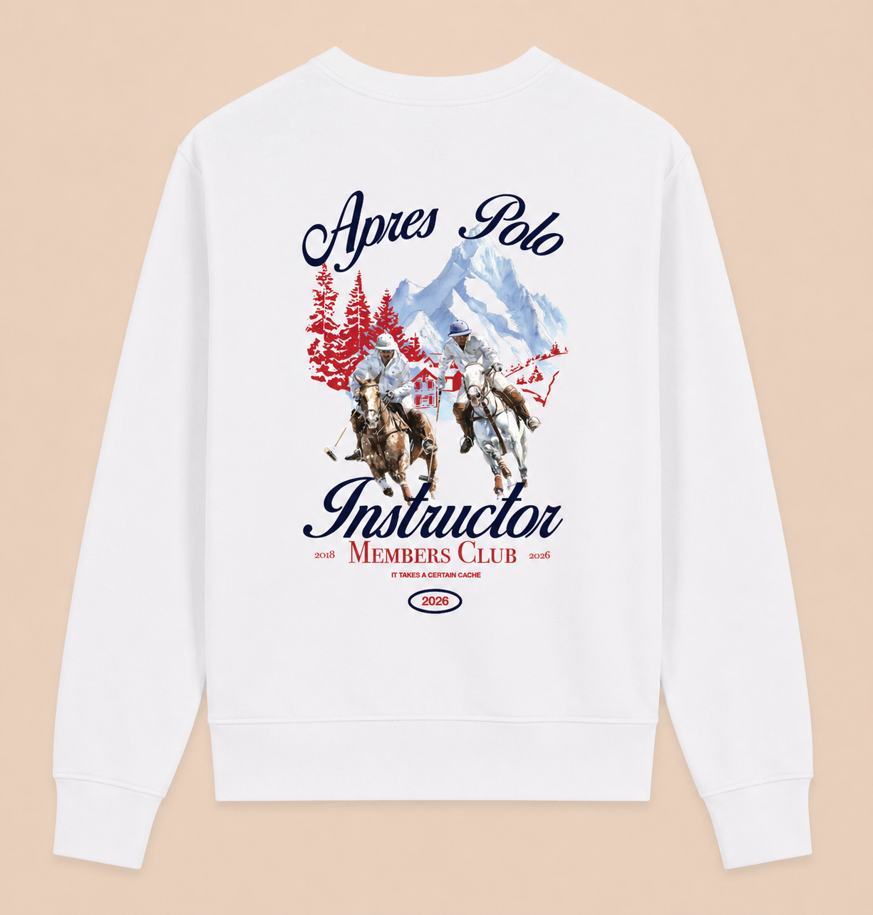 Snow Polo Sweatshite - White