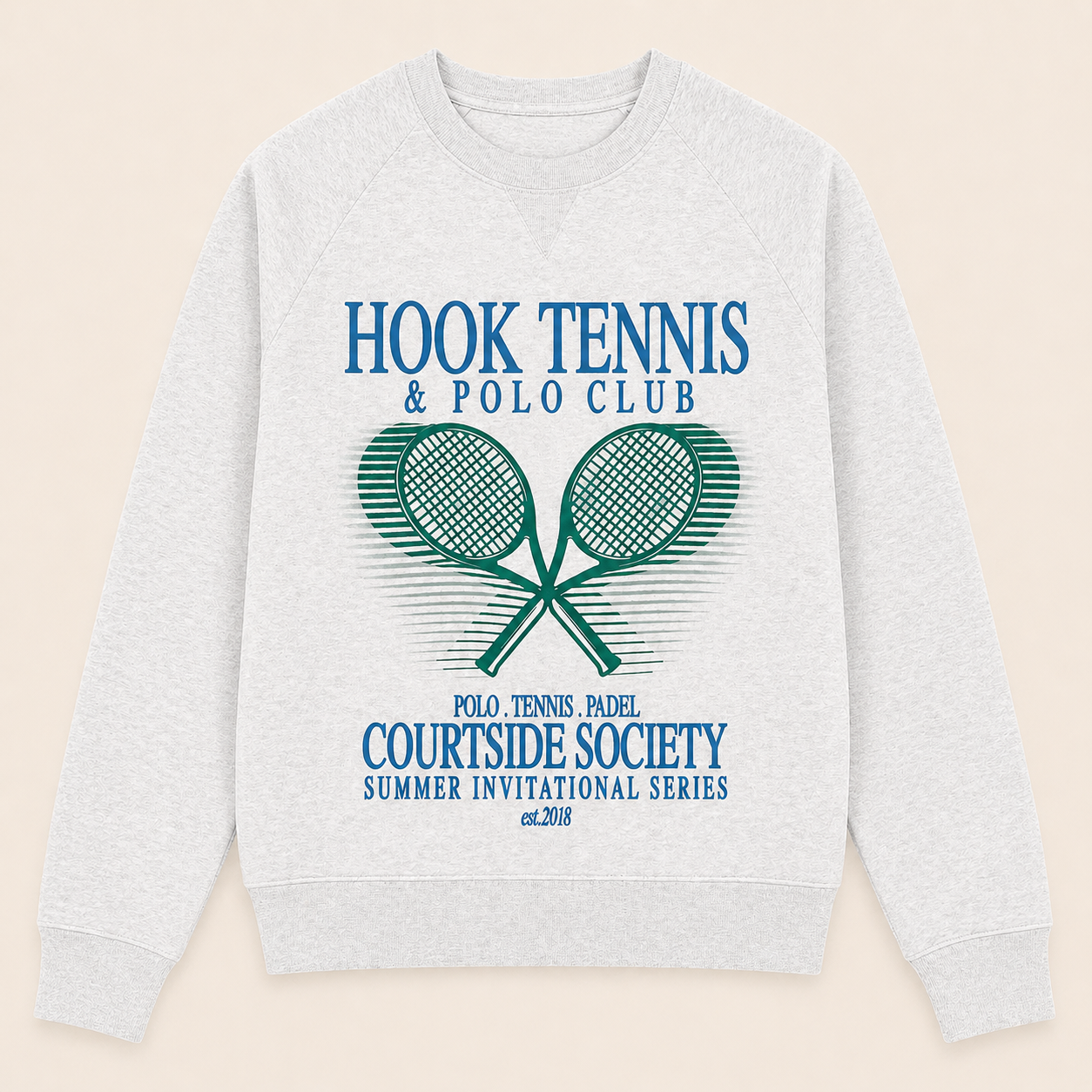 Tennis Sweatshirt - Cool Grey