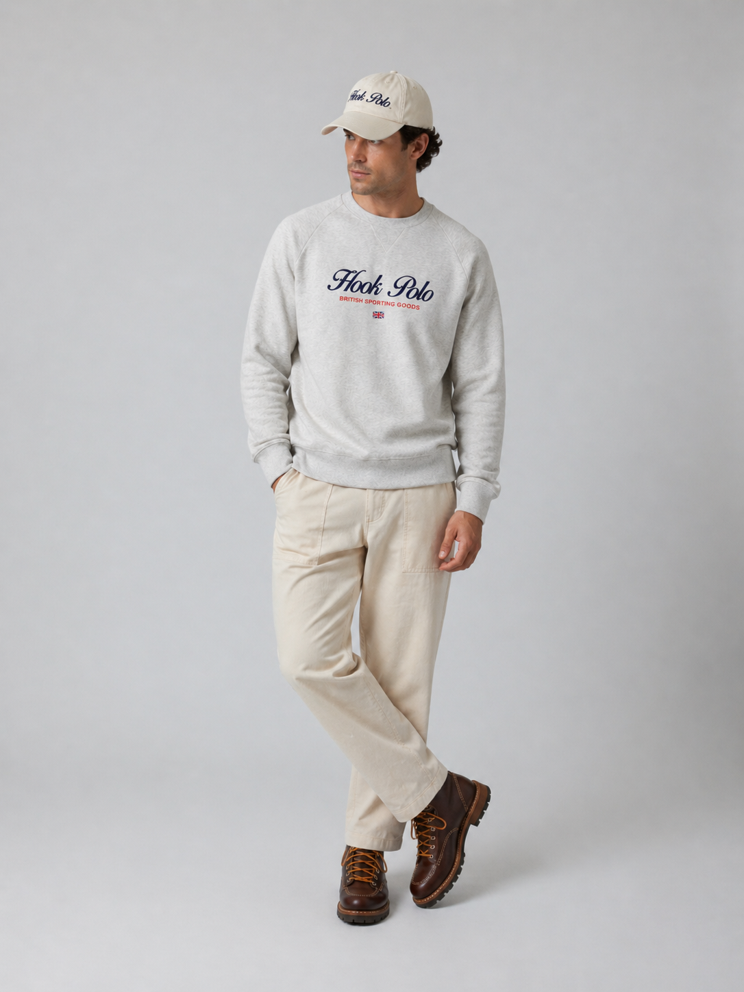Hook Sport Sweatshirt - Cool Grey