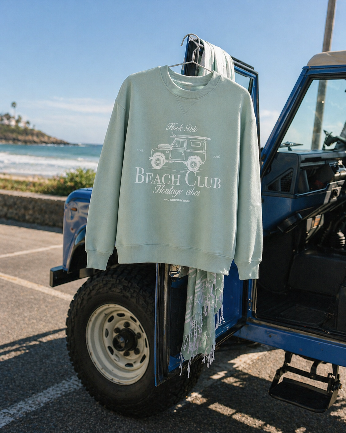 Landy Beach Club Sweatshirt - Green