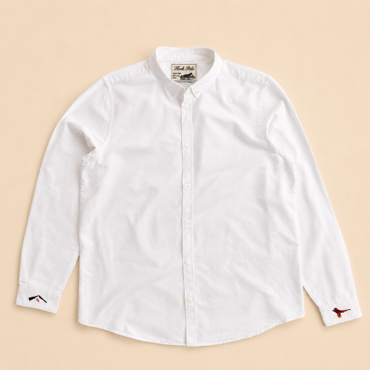Pheasant Shoot Oxford Shirt - White