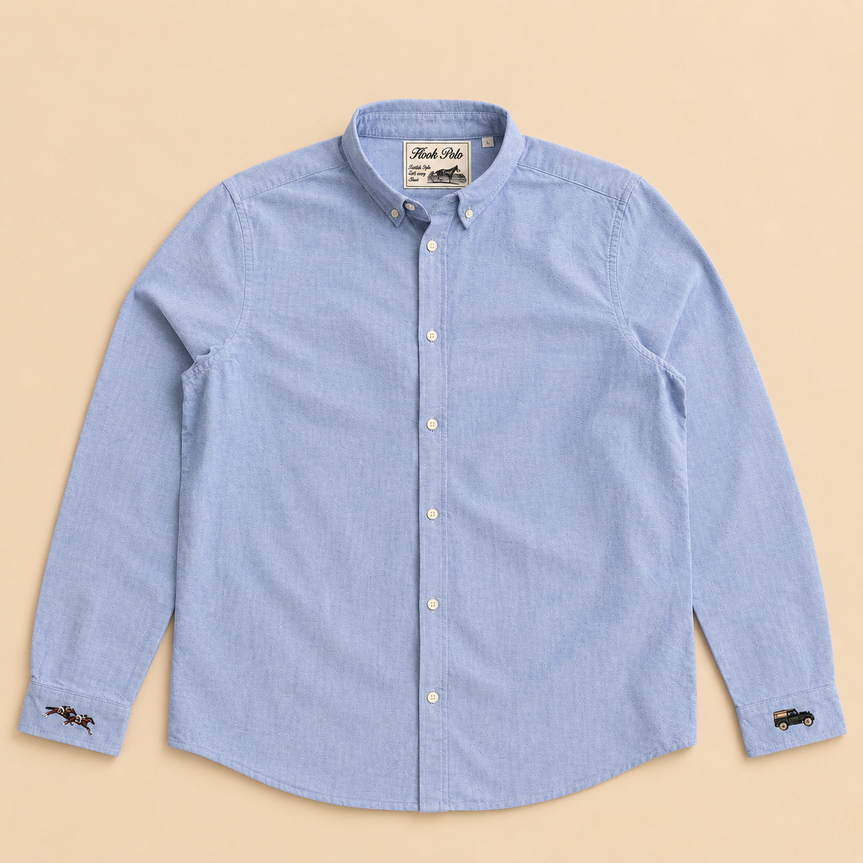 Race Day Oxford Shirt - Blue