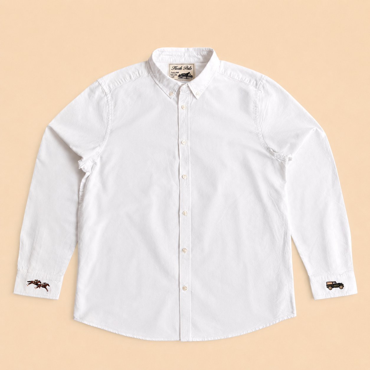 Race Day Oxford Shirt - White