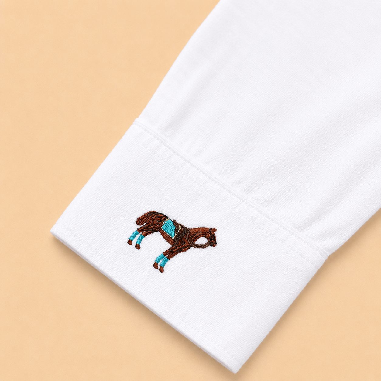Ladies Polo Pony Oxford Shirt - White