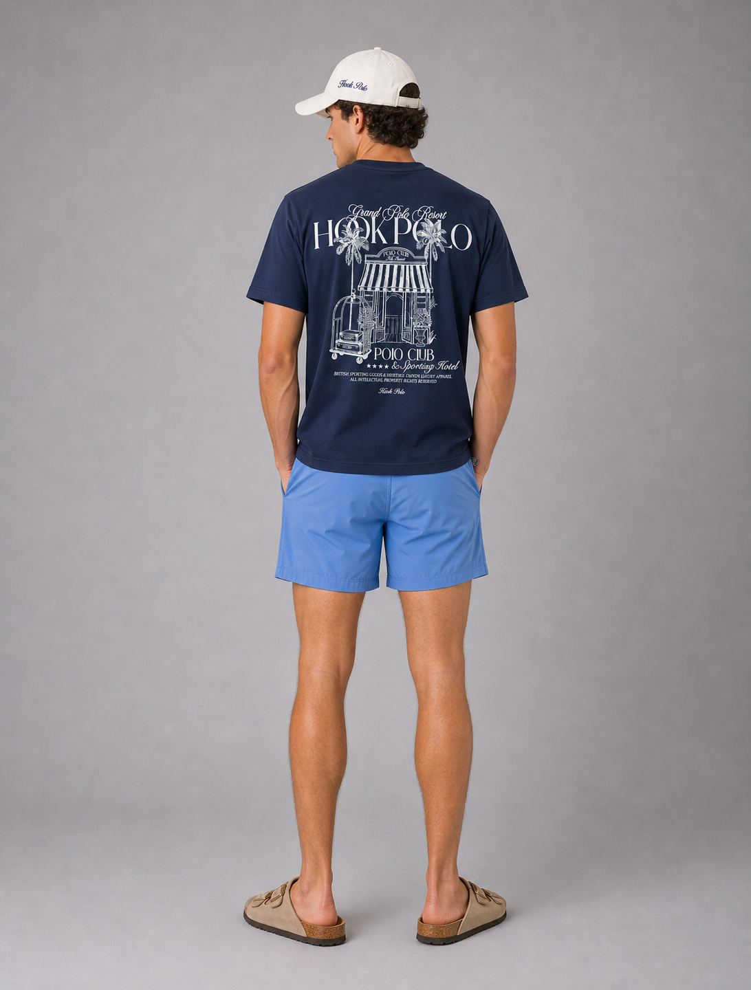 Polo Resort Tee - Navy