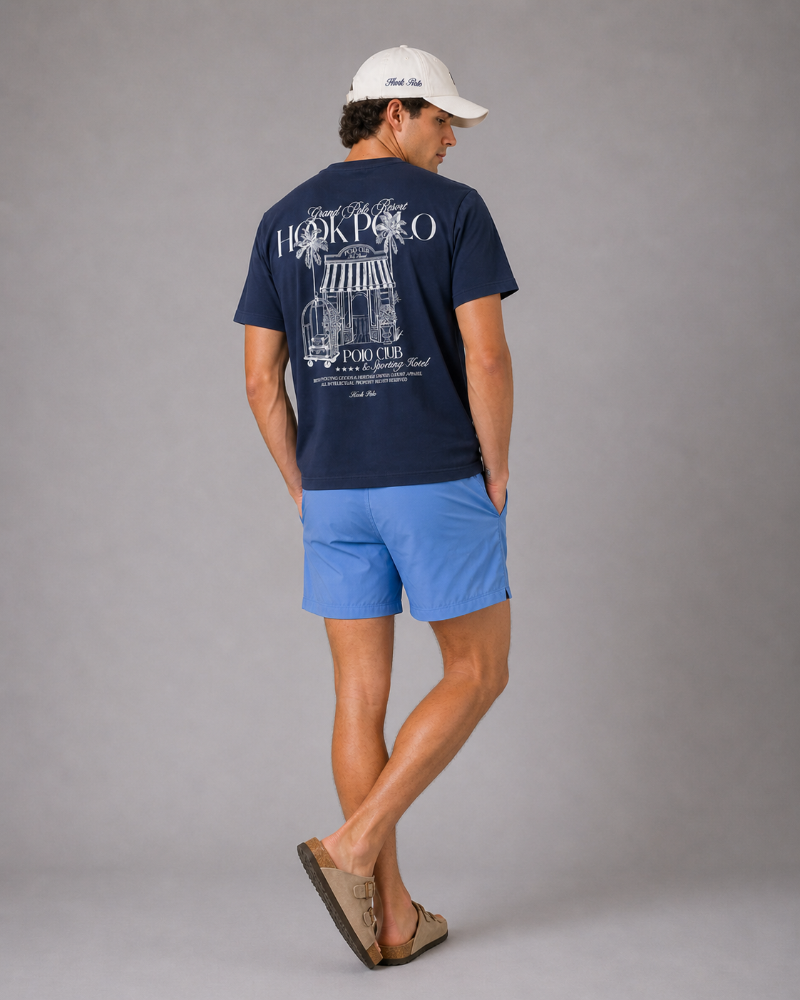 Polo Resort Tee - Navy