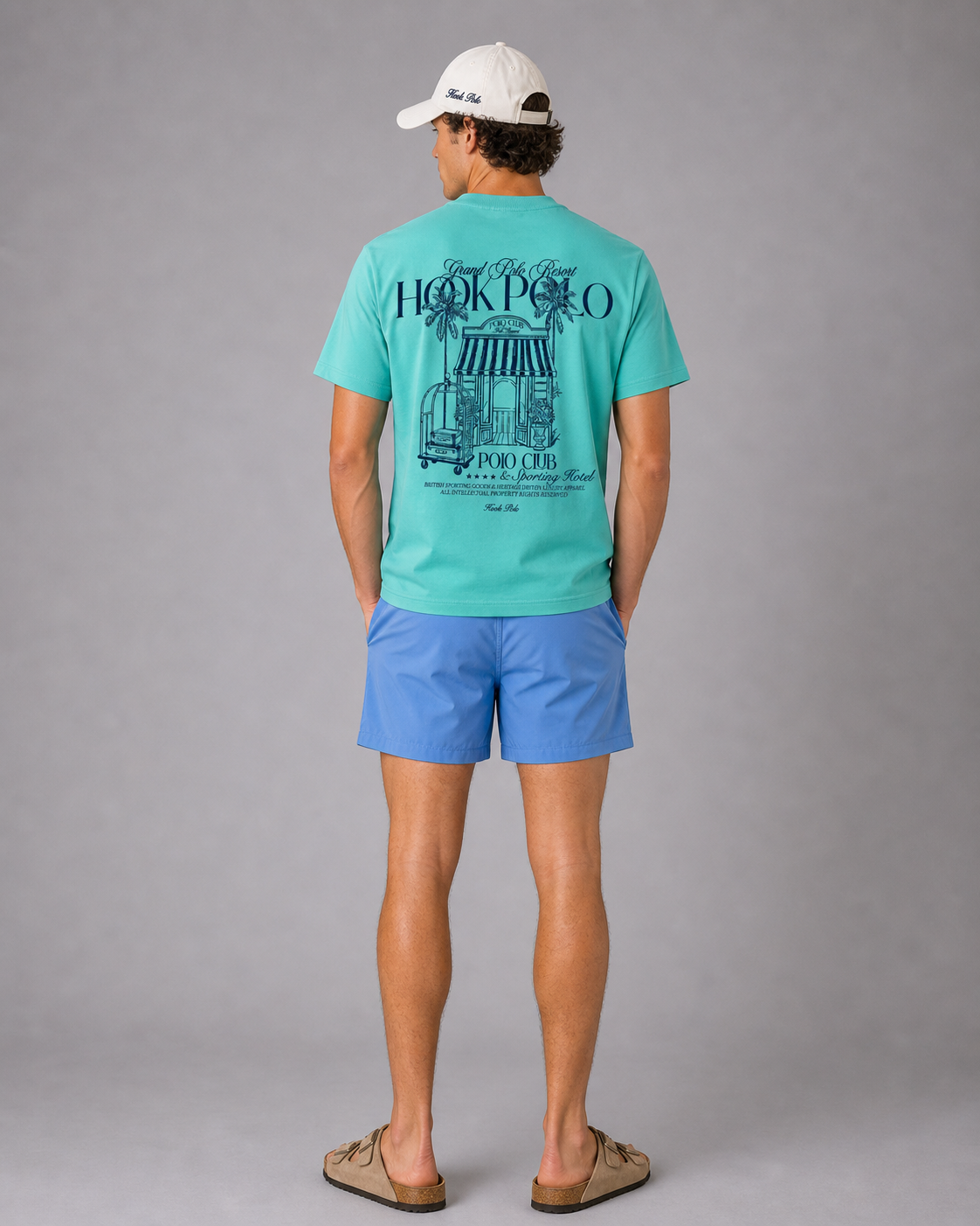 Polo Resort Tee - Cool Blue