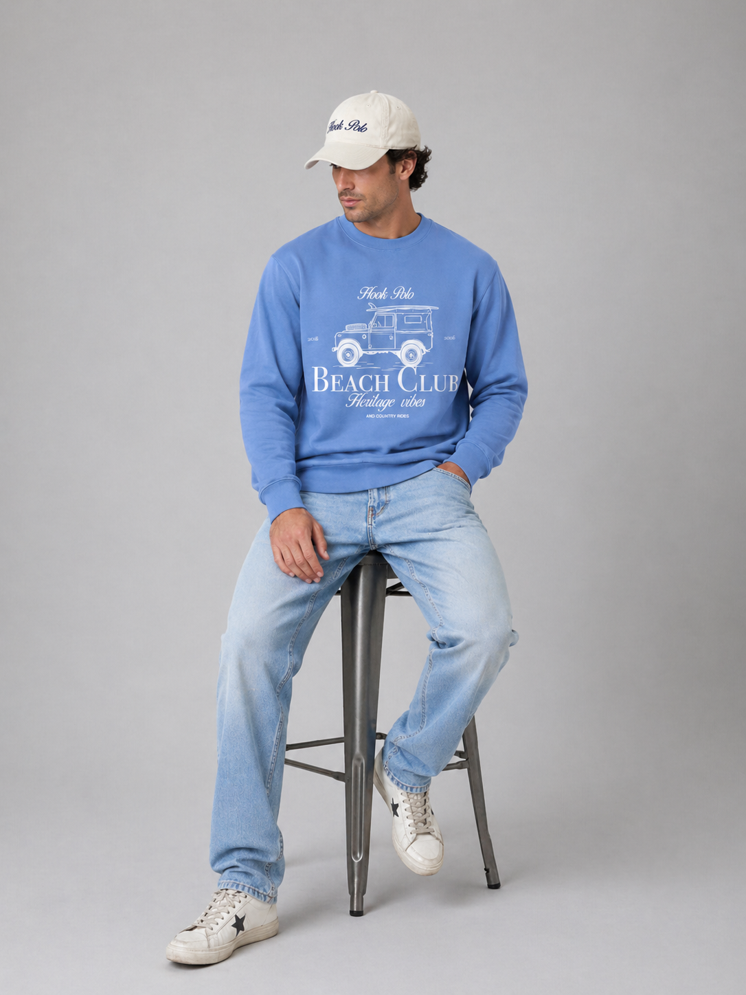 Landy Beach Club Sweatshirt - Blue