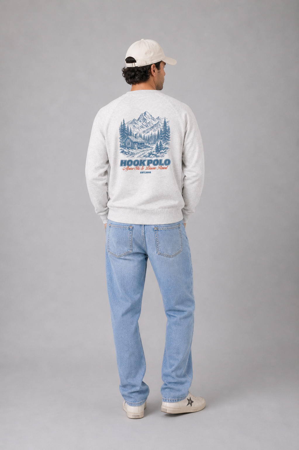 Alpine Resort Sweatshirt - Cool Grey
