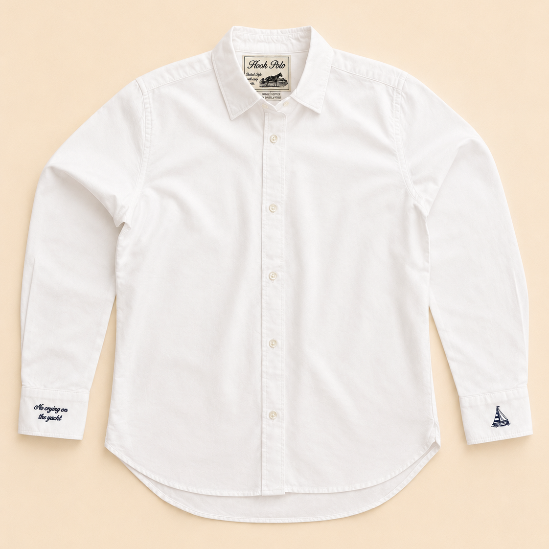 Ladies Yacht Oxford Shirt - White