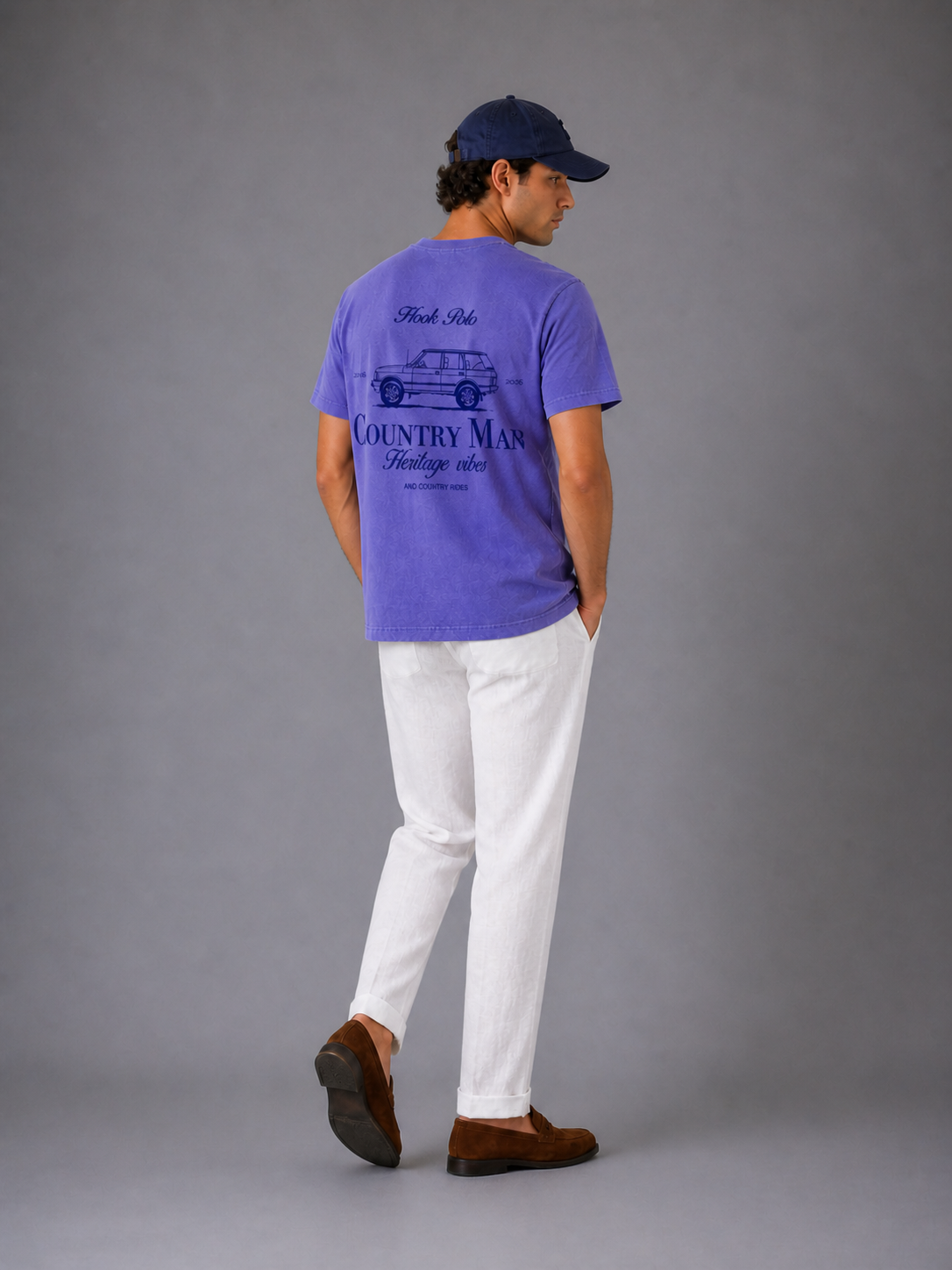RR Tee - Washed Purple