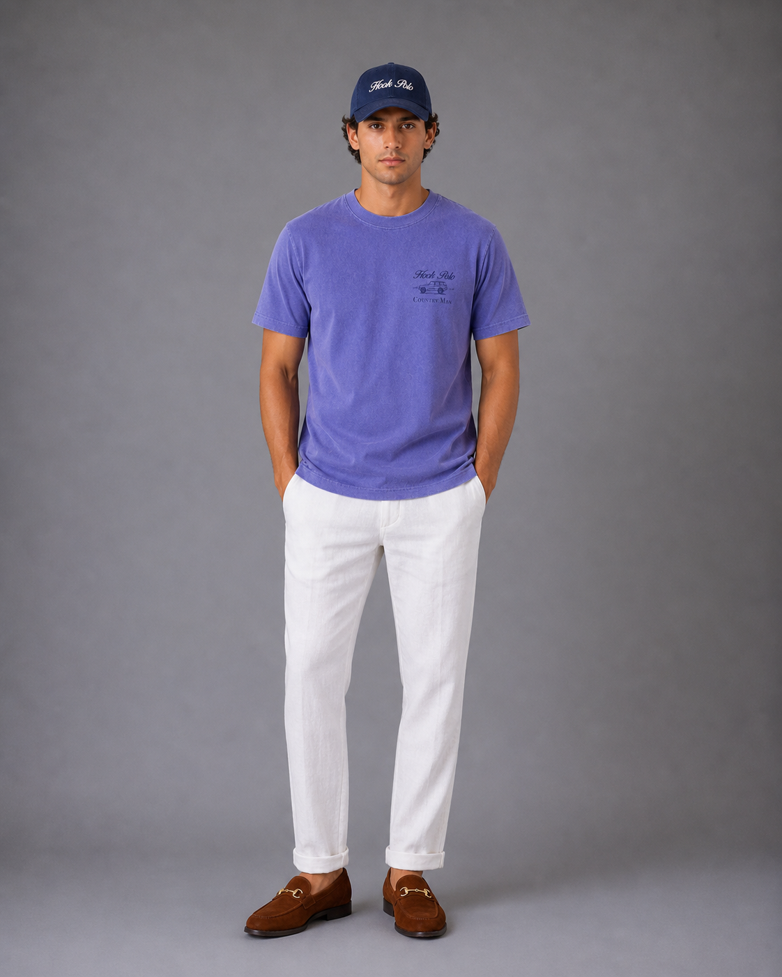 RR Tee - Washed Purple