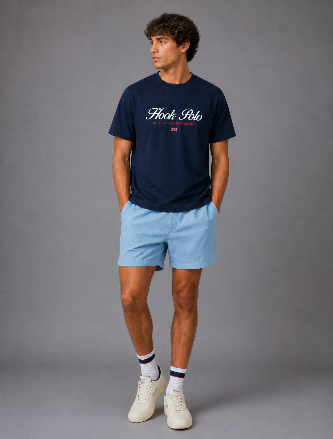 Hook Sport Tee - Navy