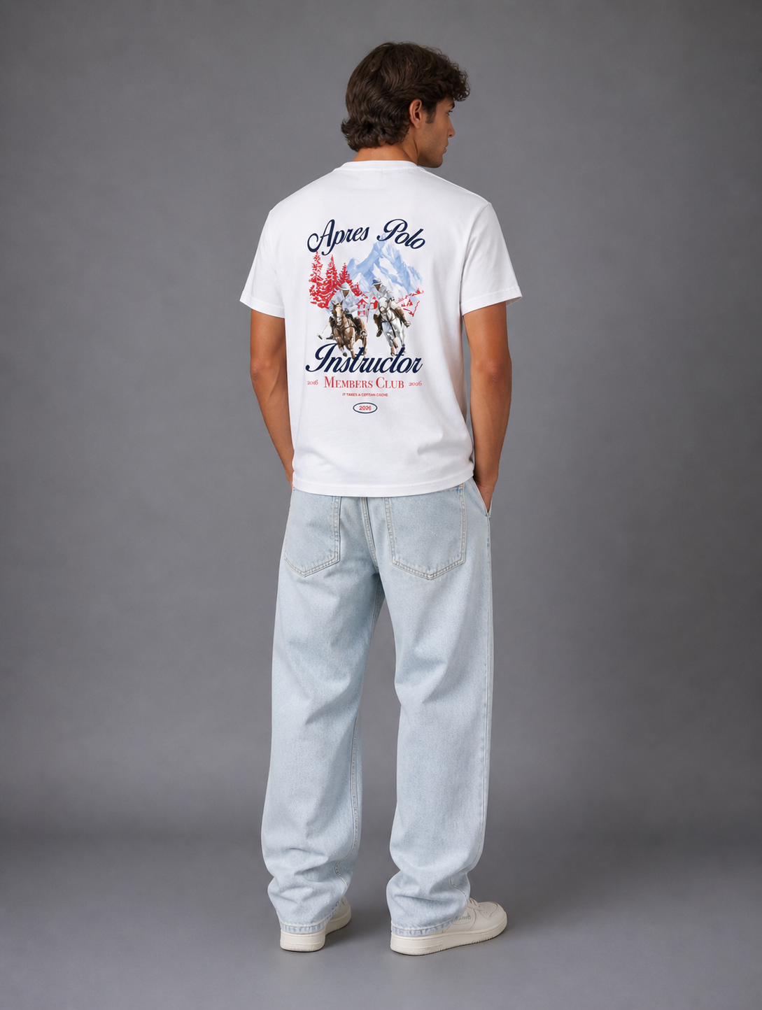 Snow Polo Tee - Grey