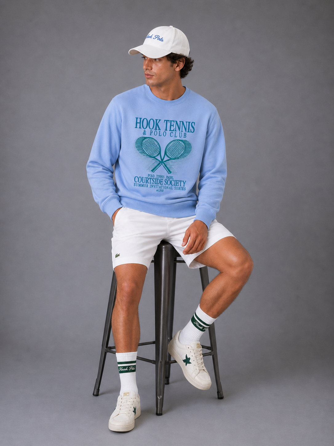 Tennis Sweatshirt - Blue