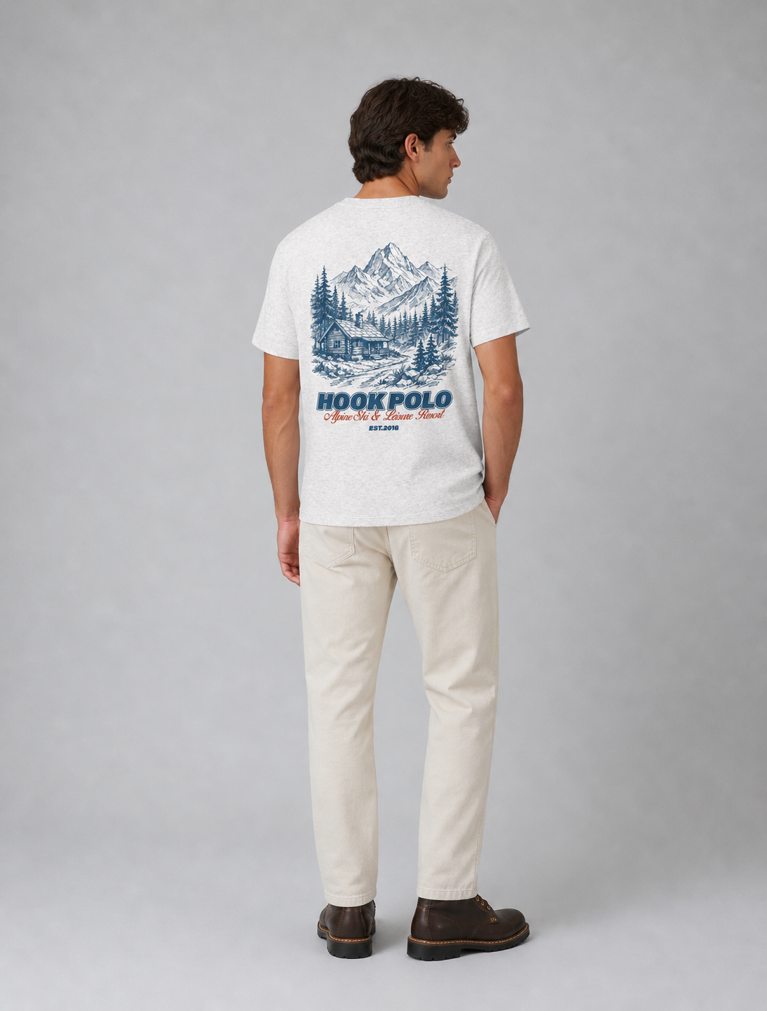 Alpine Resort Tee - Grey