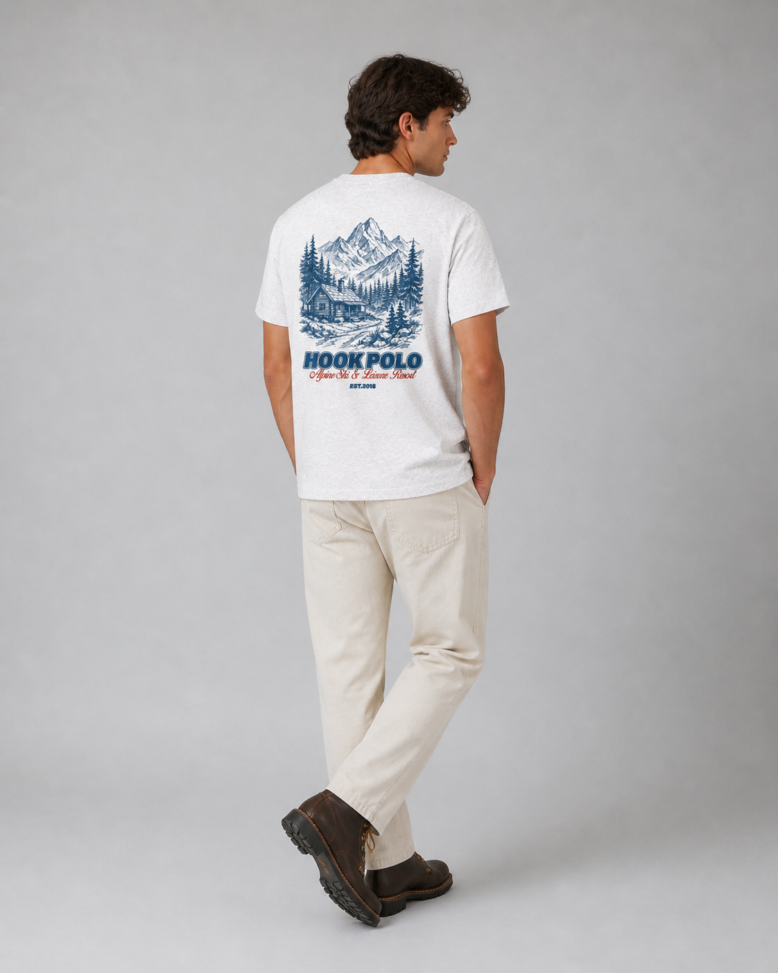 Alpine Resort Tee - Grey