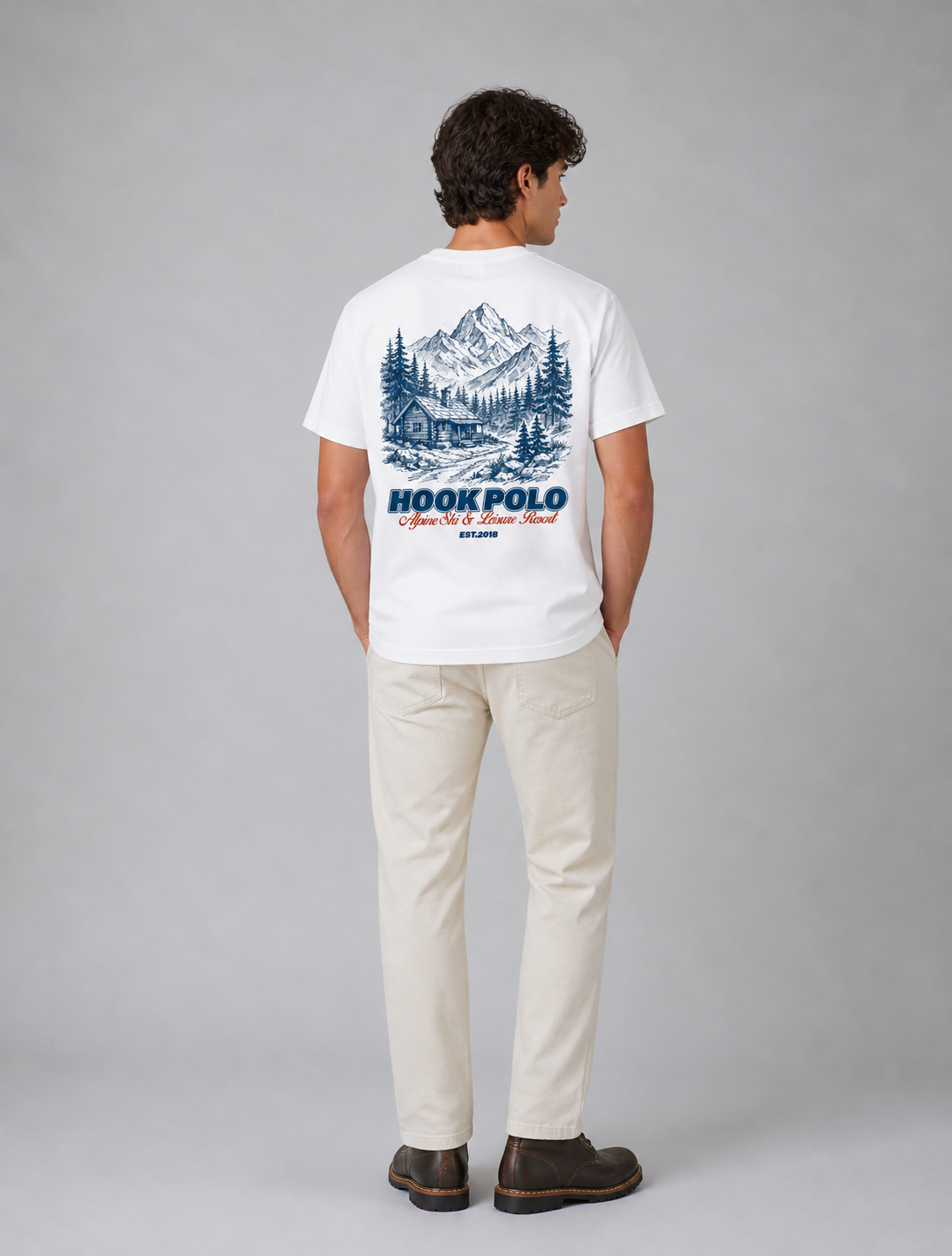 Alpine Resort Tee - White