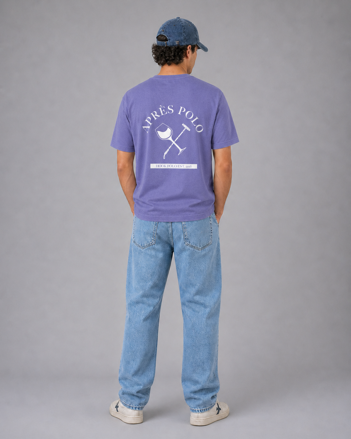 Après Polo Tee - Washed Purple