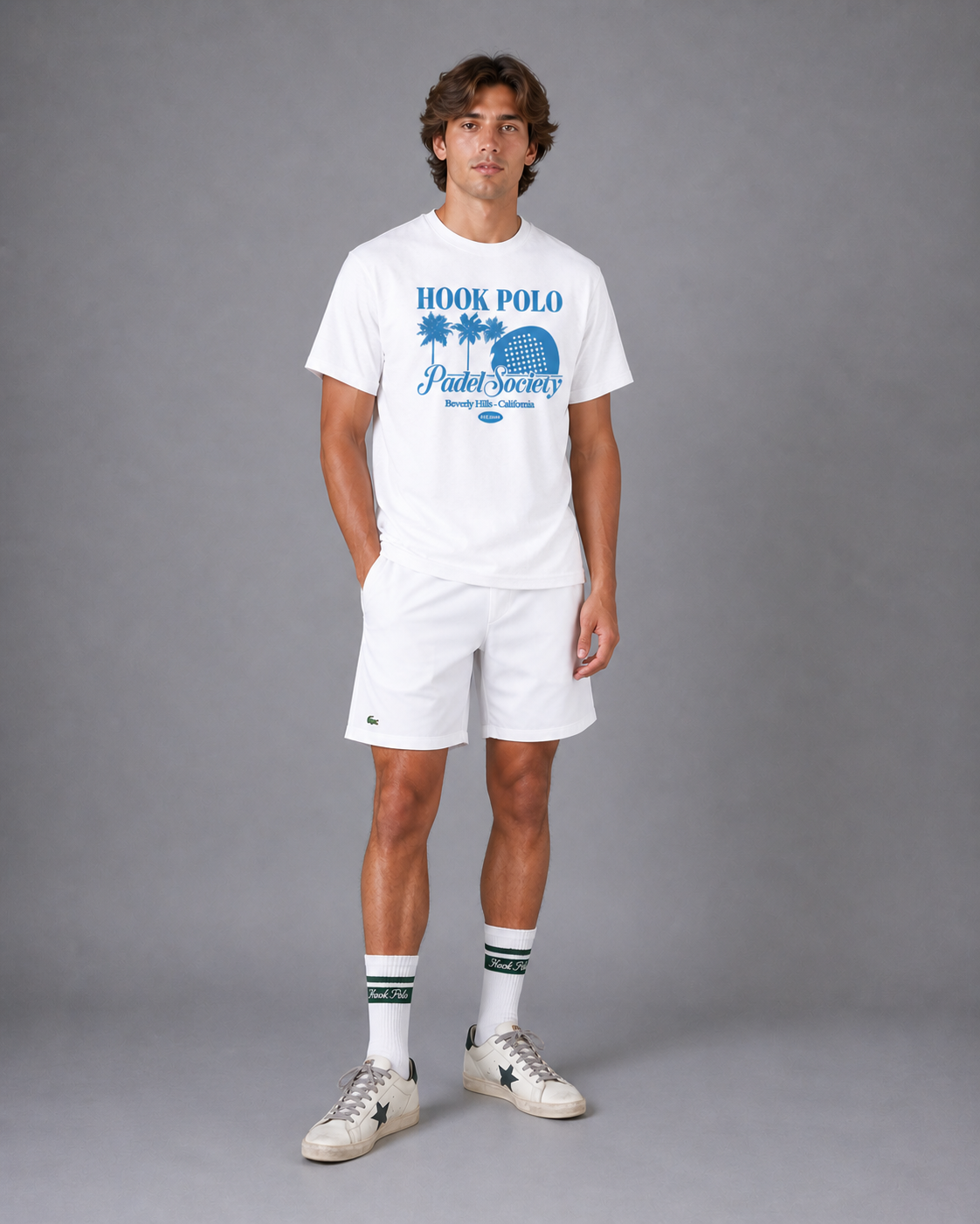 Padel Society Tee  - White