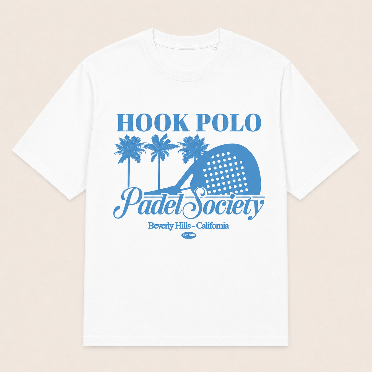 Padel Society Tee  - White