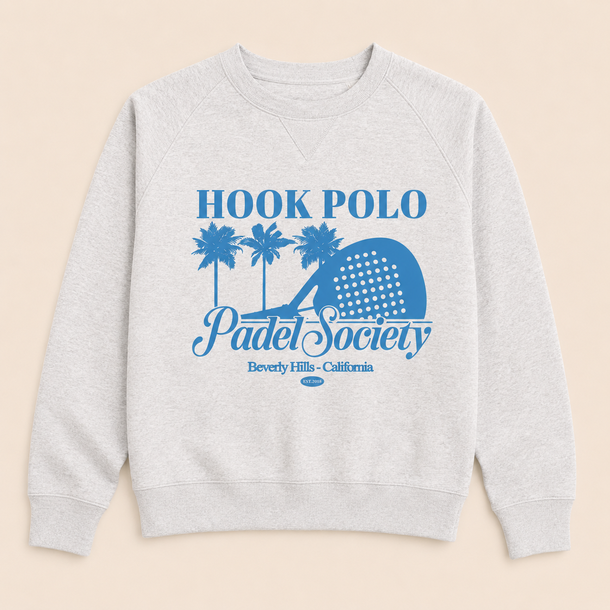 Padel Society Sweatshirt - Cool Grey