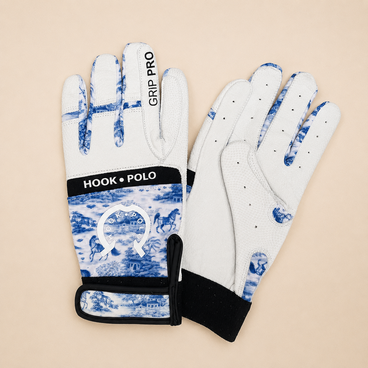 Polo Gloves - Blue Willow
