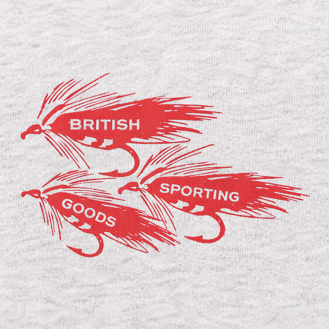Fly Fishing Tee - Cool Grey