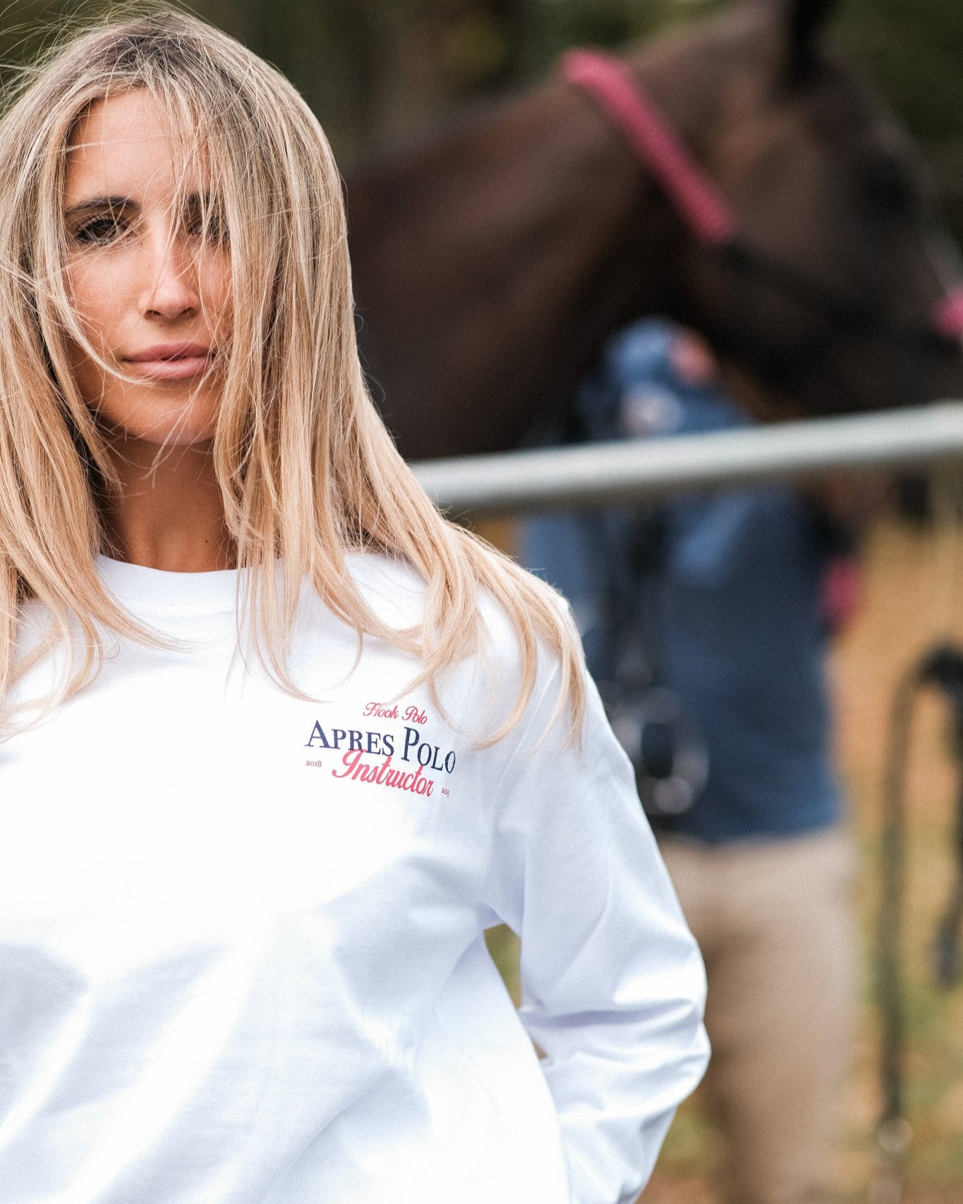 Snow Polo Long Sleeve Tee