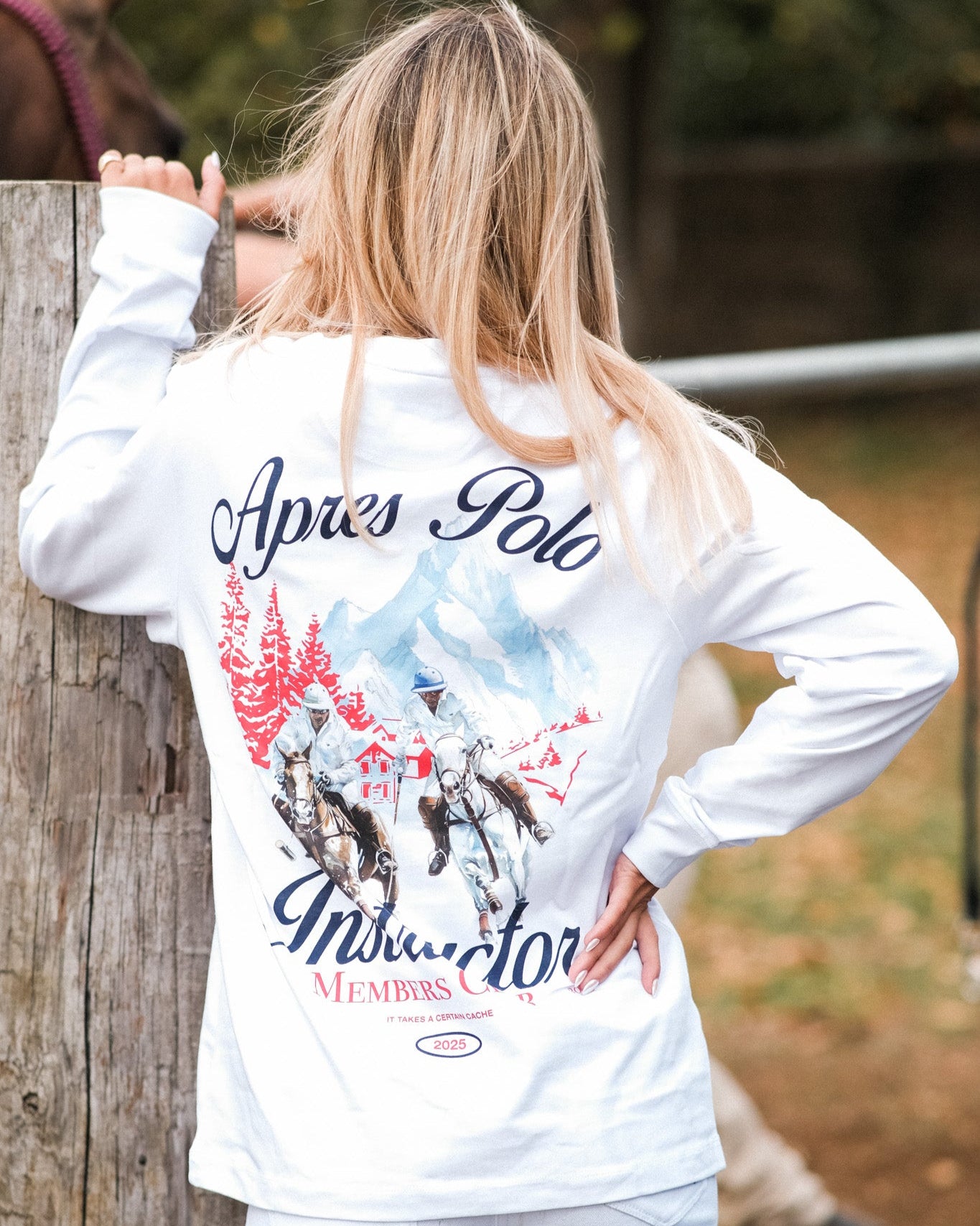 Snow Polo Long Sleeve Tee