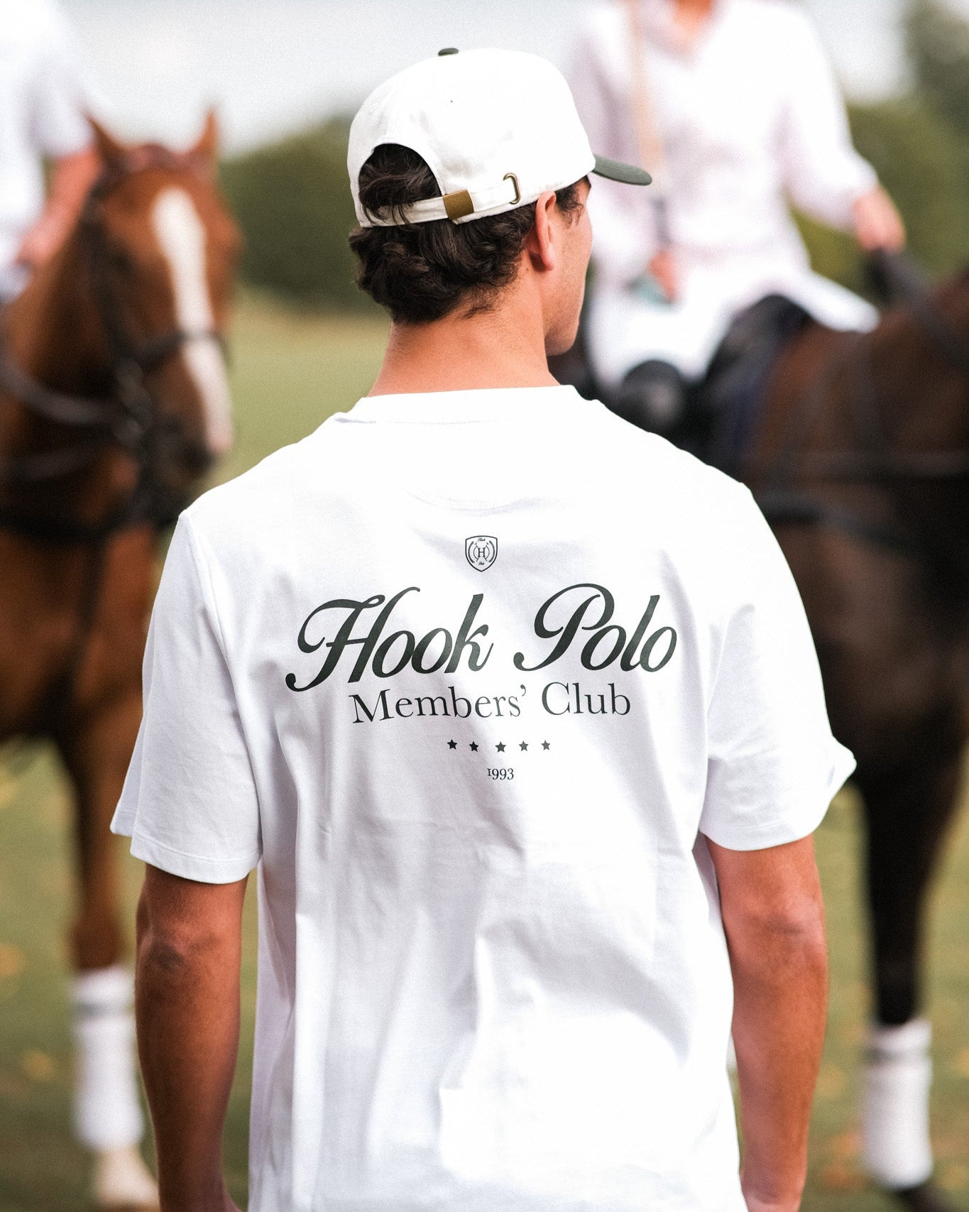 Hook Members' Tee - White