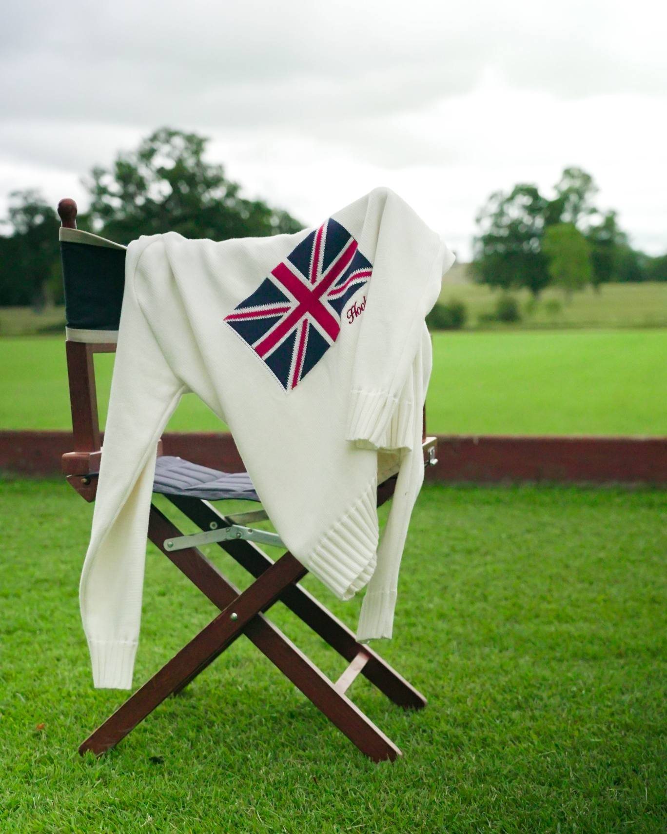 Union Jack White Knit (Unisex)