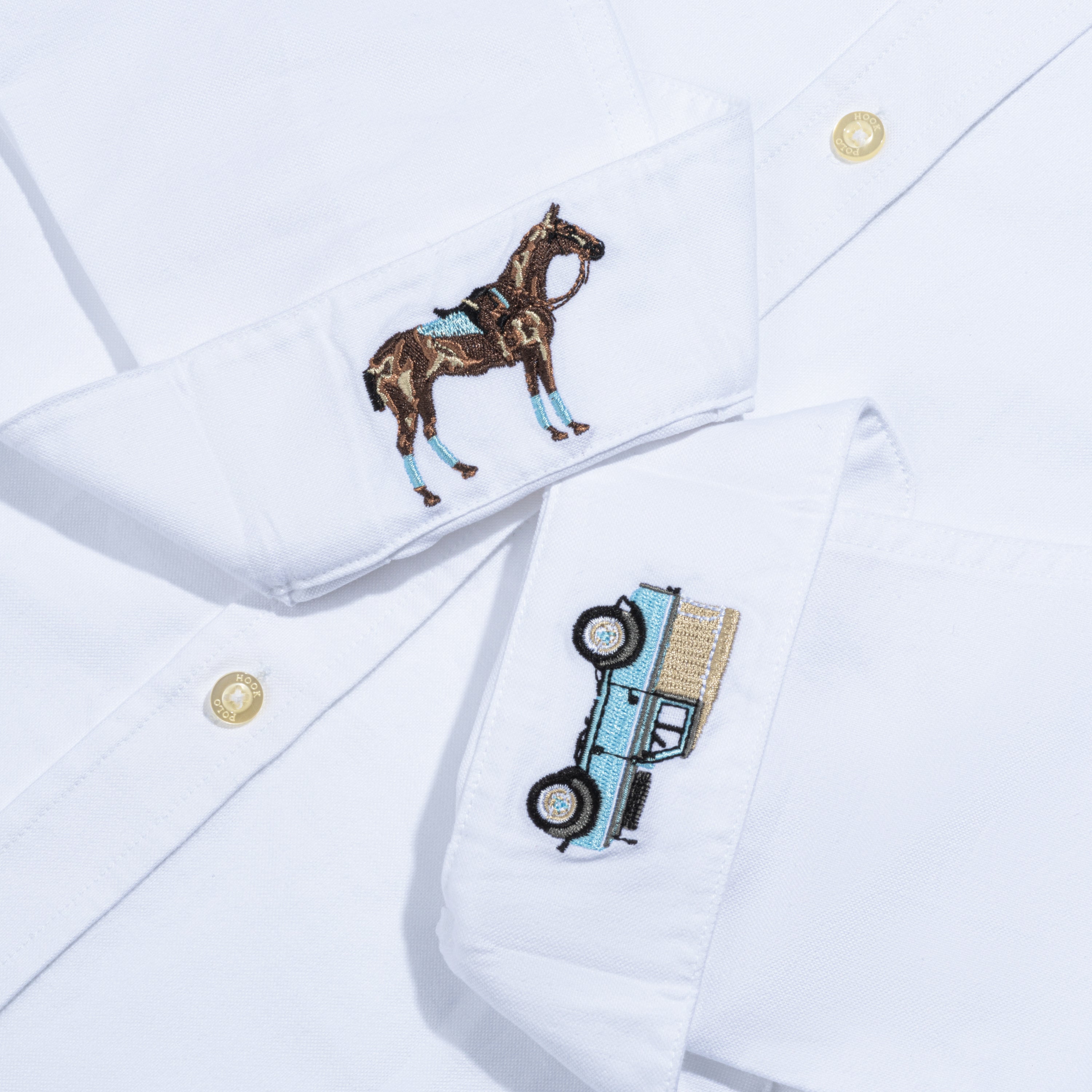Ladies White Oxford Shirt