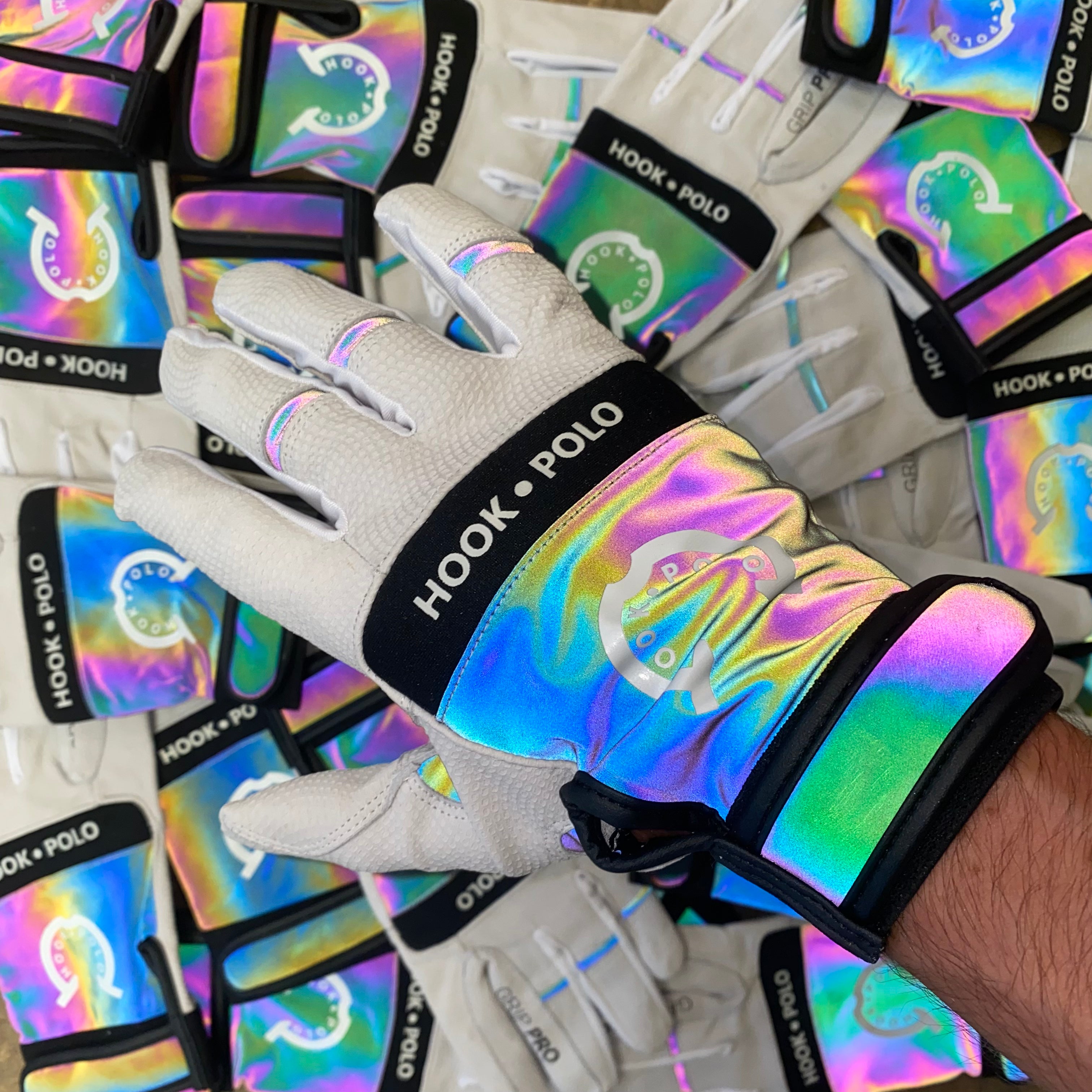 Polo Gloves - Iridescent Reflective