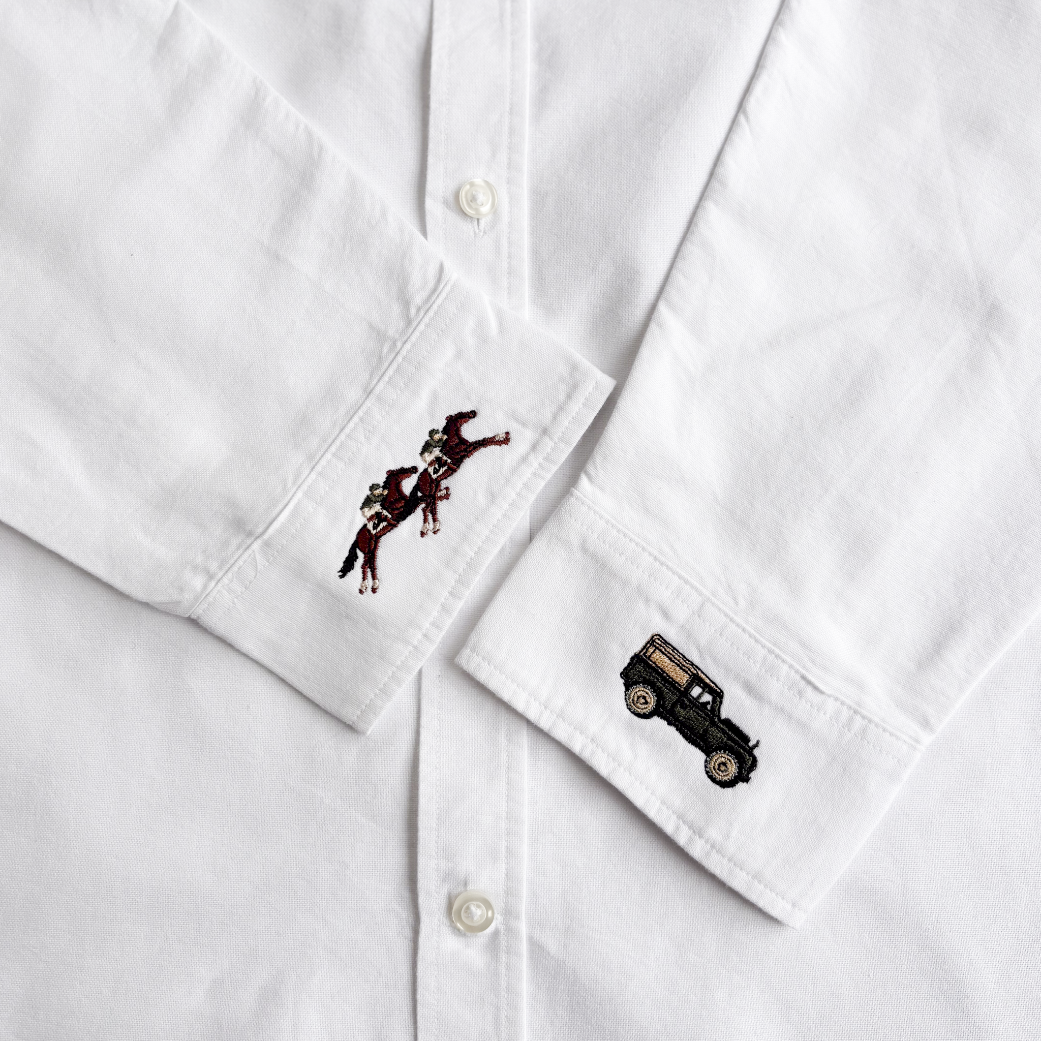 Race Day Oxford Shirt - White