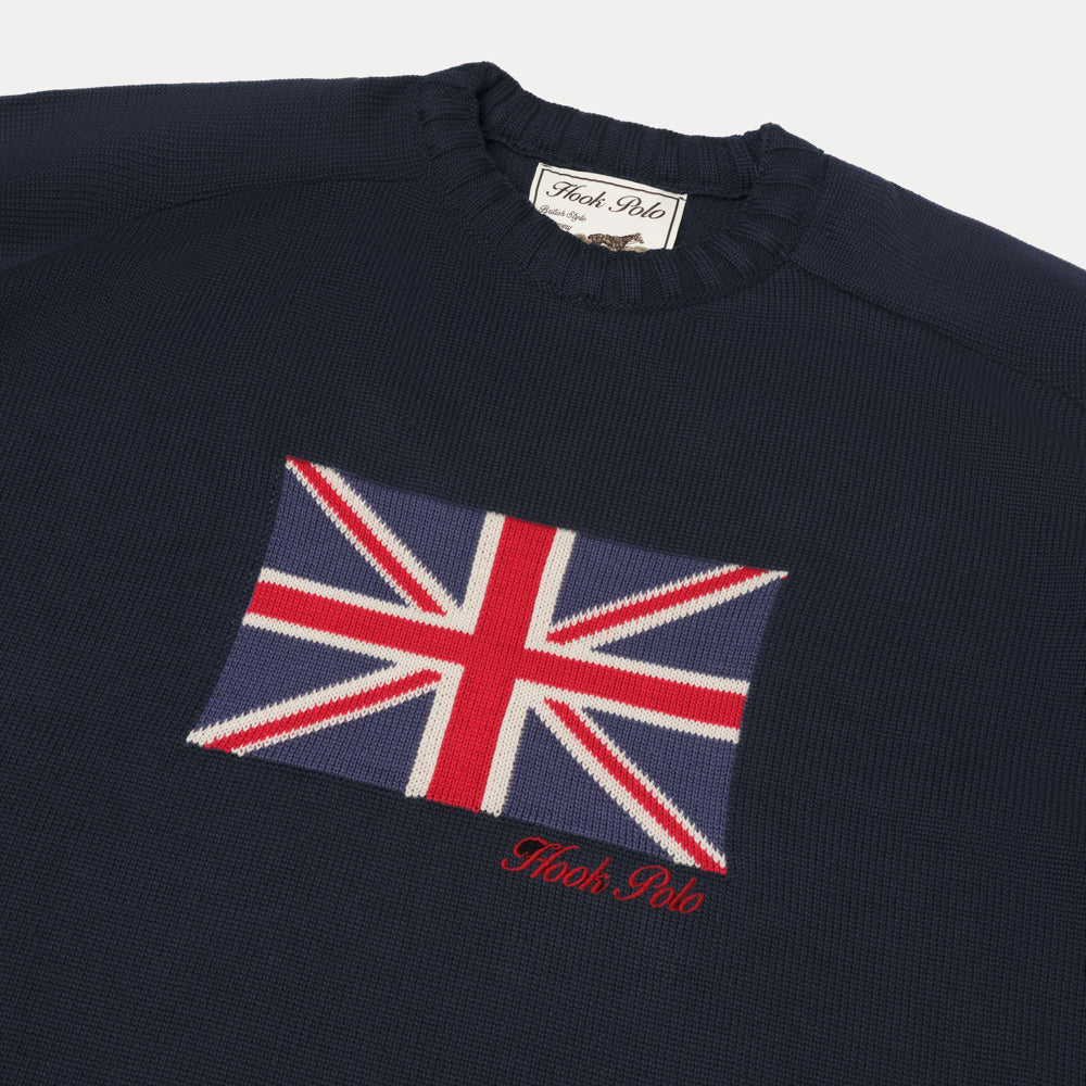 Union Jack Navy Knit (Unisex)