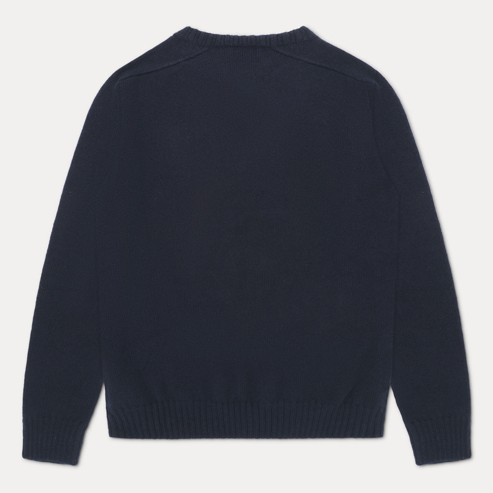 Argyll Knit Sailor Navy