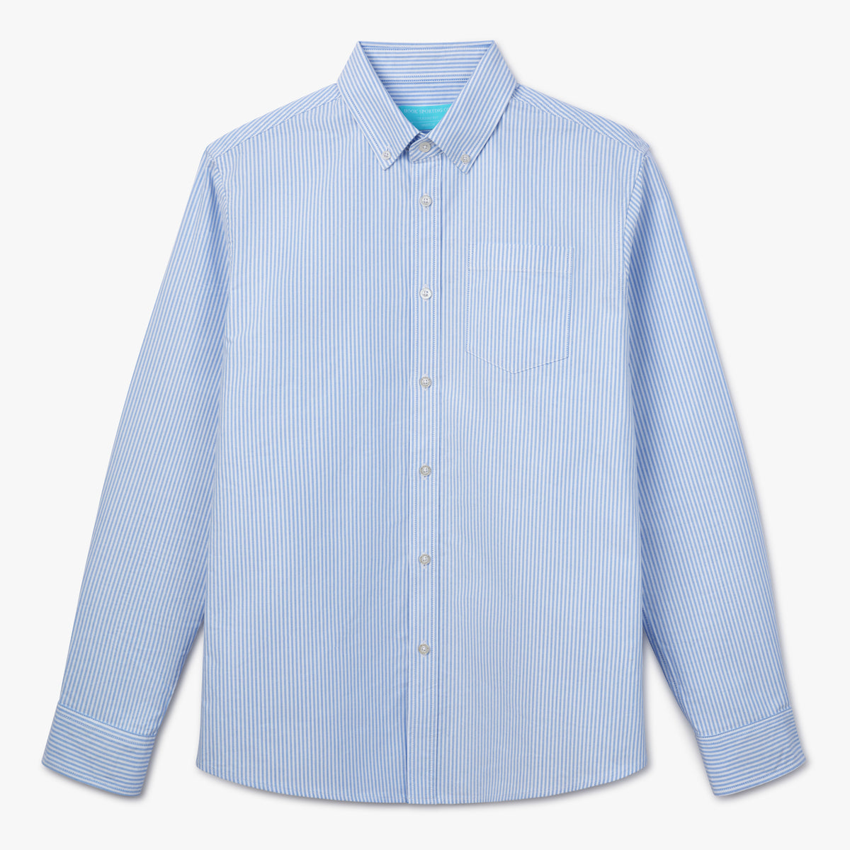 Classic Blue Stripe Oxford Shirt