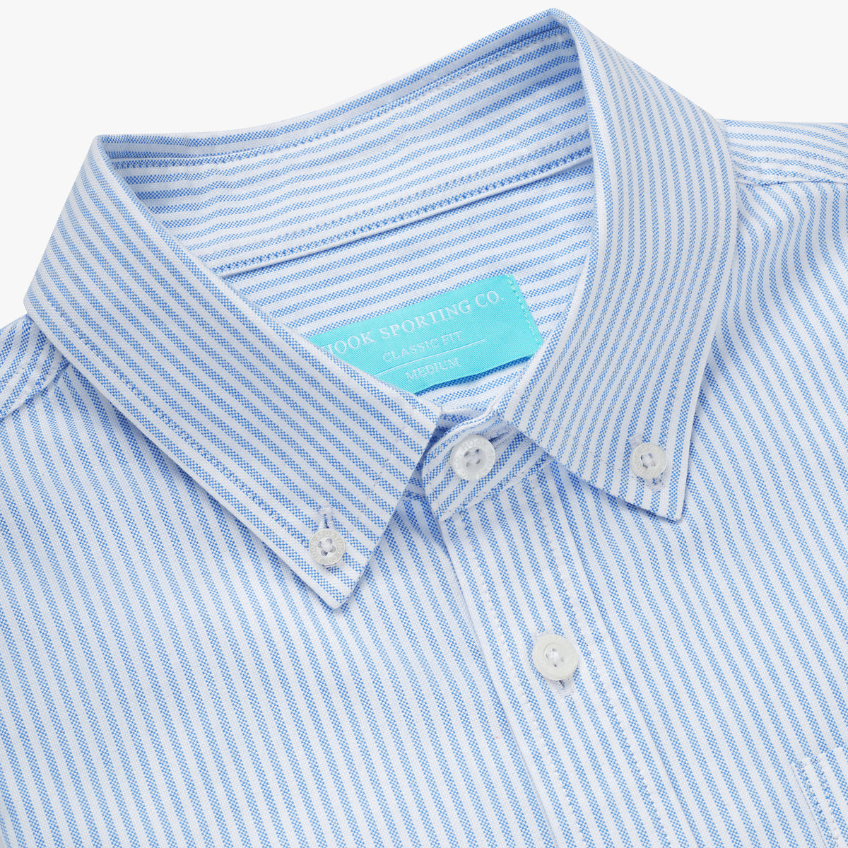 Classic Blue Stripe Oxford Shirt