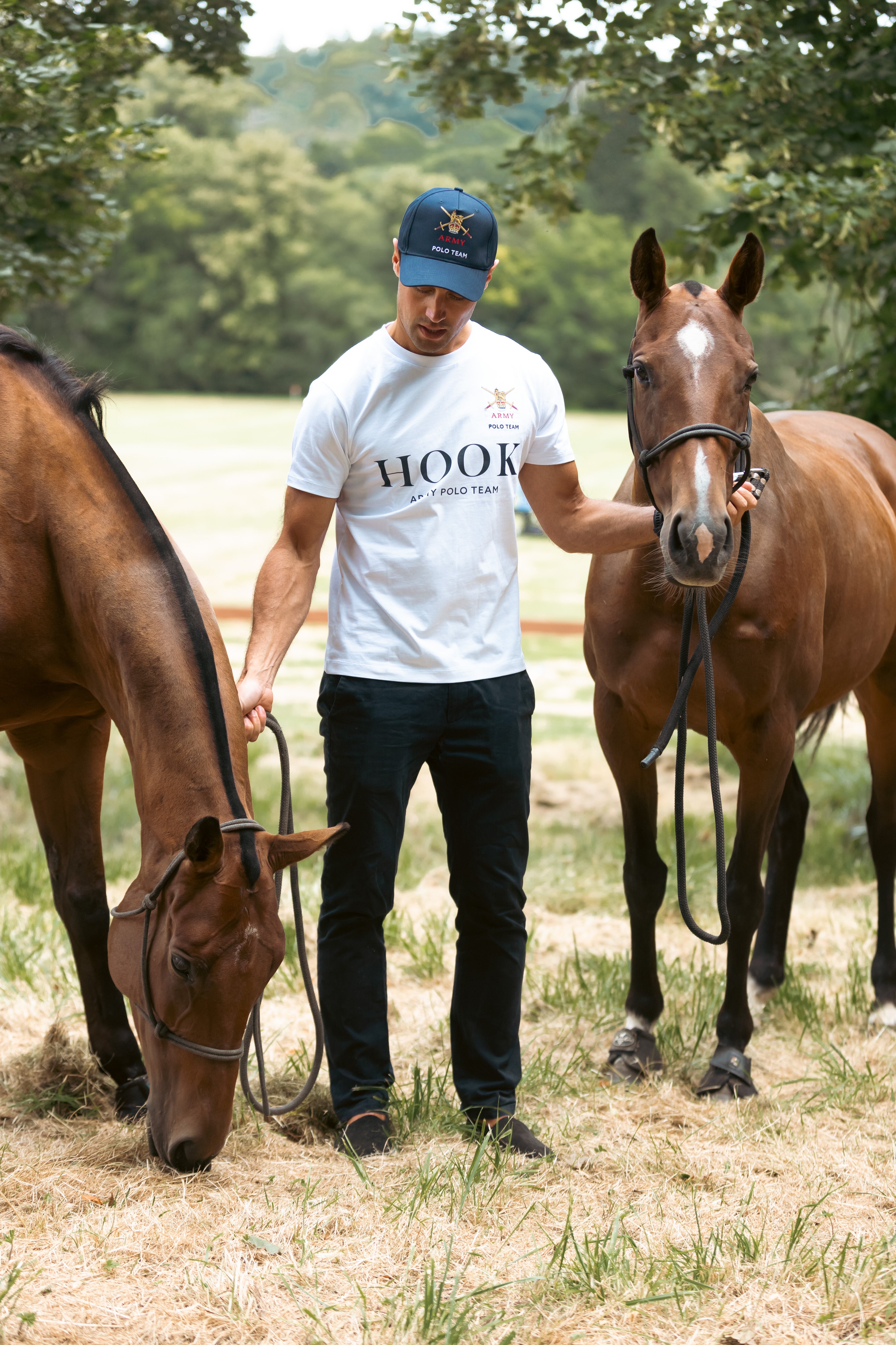 Army Polo T-Shirt - White