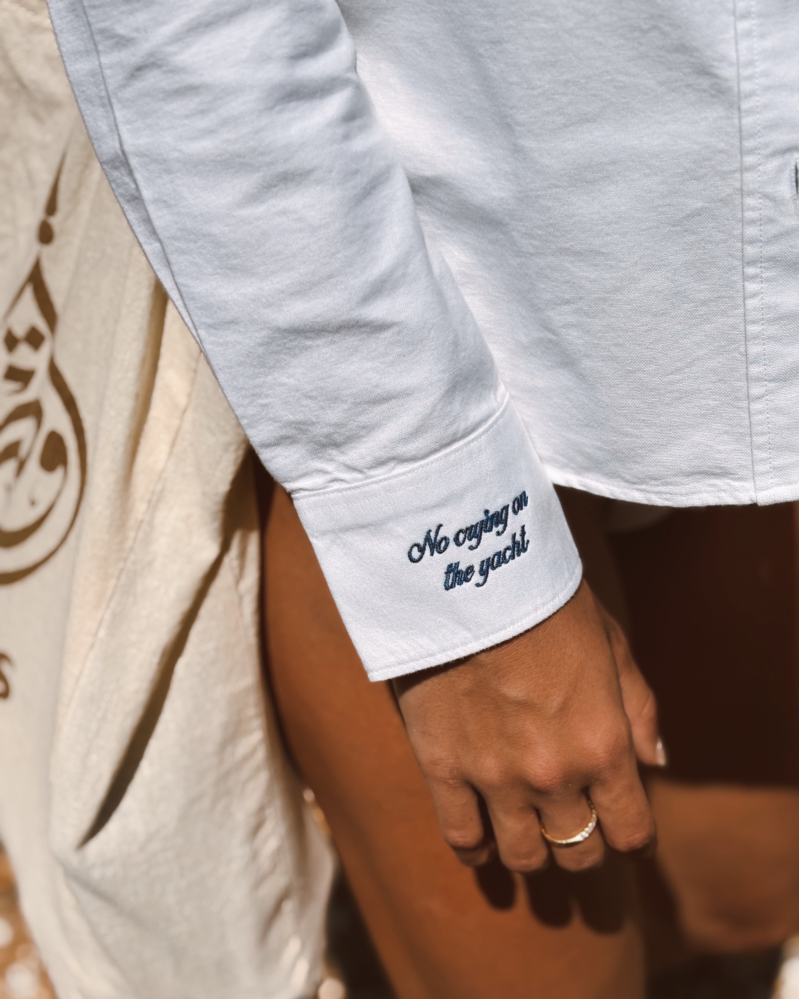 Ladies Yacht Oxford Shirt - White