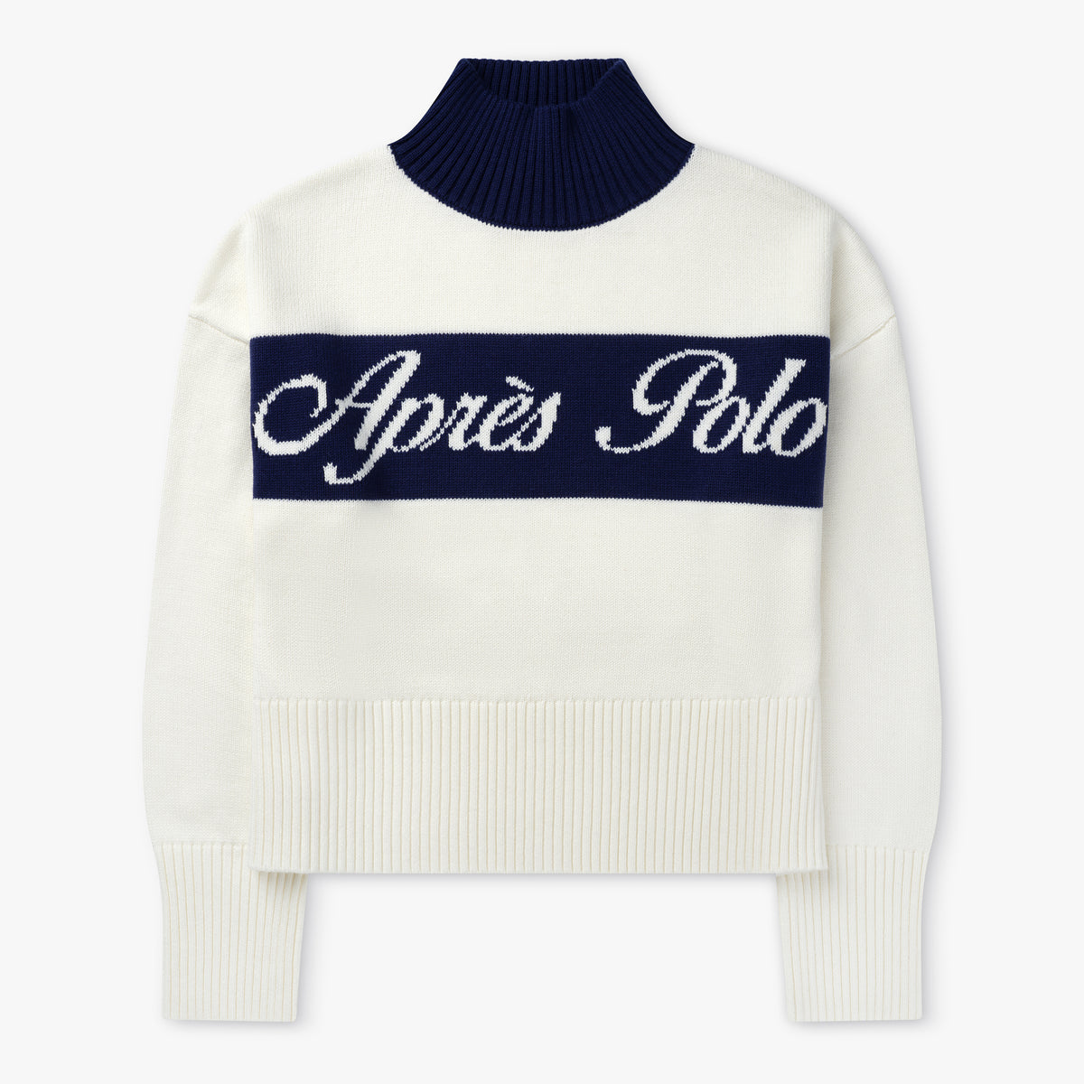 Apres Polo White Knit