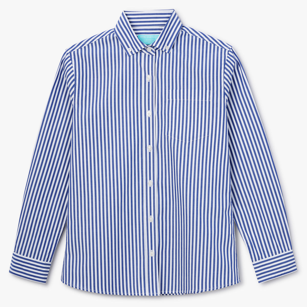 Blue Stripe Poplin Shirt - Women’s