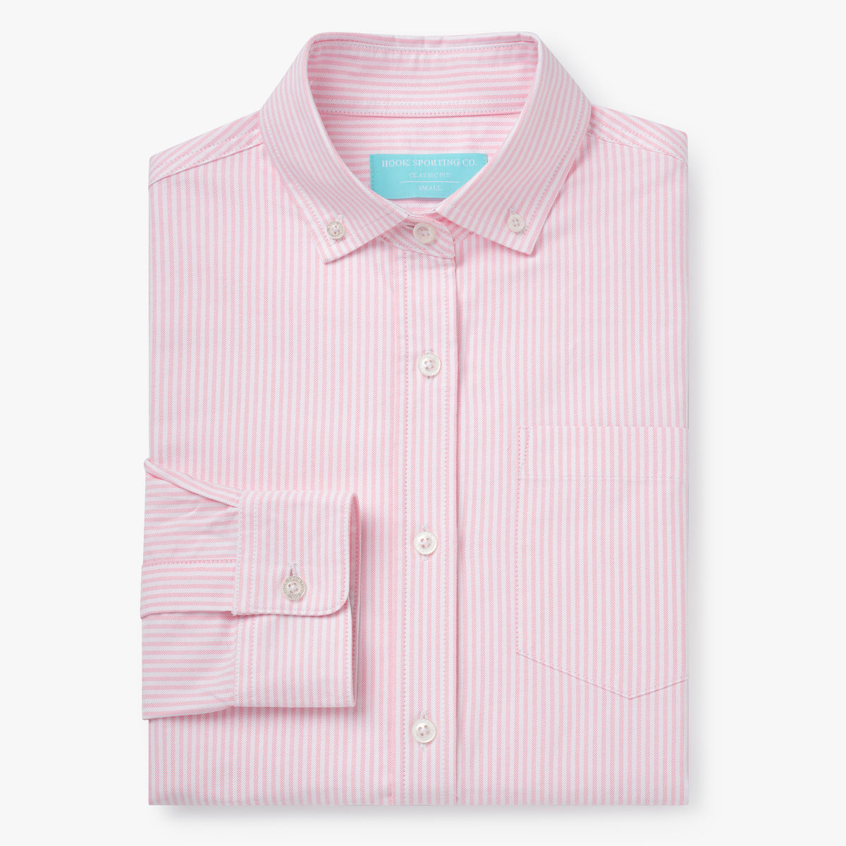 Pink Stripe Oxford Shirt - Women’s