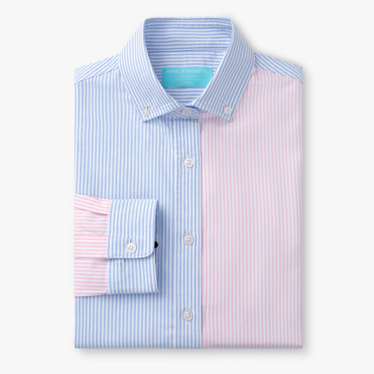 Blue & Pink Stripe Oxford Shirt - Women’s