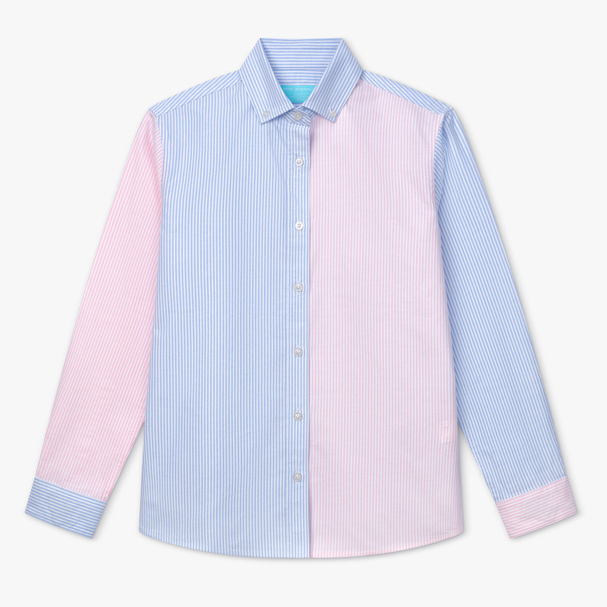 Blue & Pink Stripe Oxford Shirt - Women’s